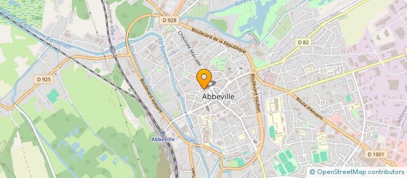 localisation de l'entreprise SCI DU COEUR DE VILLE à ABBEVILLE
