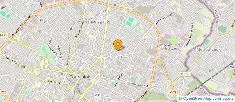 localisation de l'entreprise SCI DU COEUR JOYEUX  TOURCOING