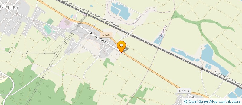 localisation de l'entreprise SCI DU COGNE  CHAMPIGNY