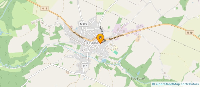 localisation de l'entreprise SCI DU COGNELOT à FAYL-BILLOT