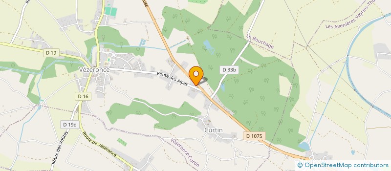 localisation de l'entreprise SCI DU COIN  CREYS-MEPIEU