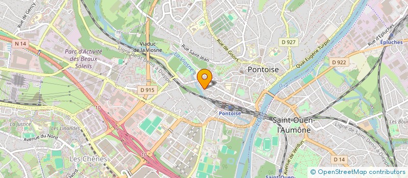 localisation de l'entreprise SCI DU COIN  PONTOISE