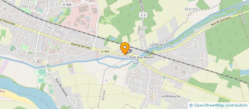 localisation de l'entreprise SCI DU COIN BUFFET à CHECY