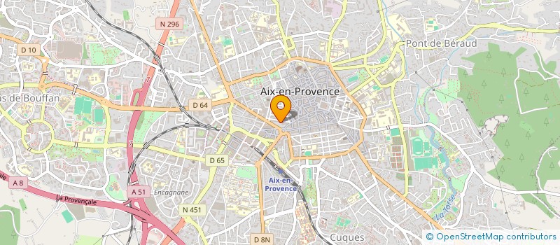 localisation de l'entreprise SCI DU COIN D'AMONT à AIX-EN-PROVENCE