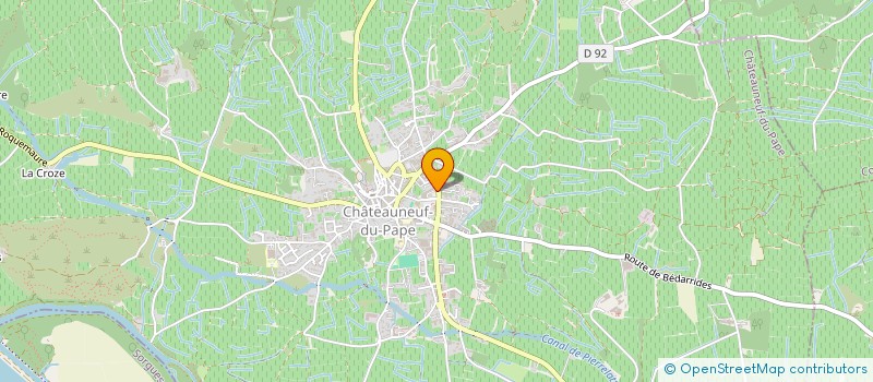 localisation de l'entreprise SCI DU COIN DE LA RUE  CHATEAUNEUF-DU-PAPE