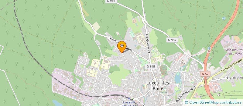 localisation de l'entreprise SCI DU COIN DU BOIS  LUXEUIL-LES-BAINS