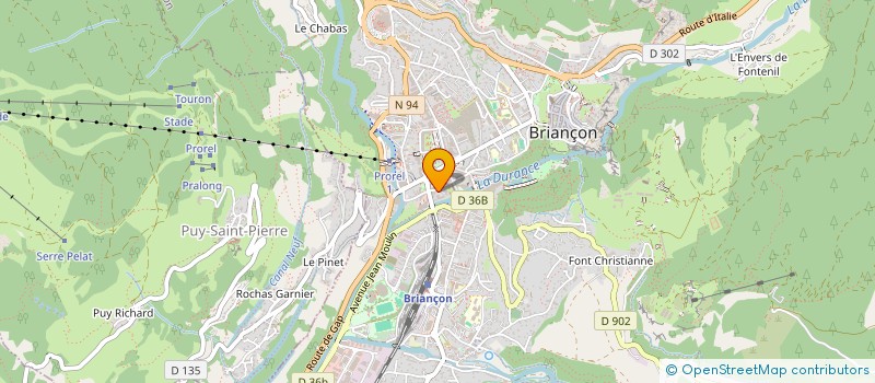 localisation de l'entreprise SCI DU COL D'ARSINE à BRIANCON