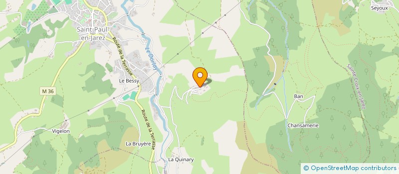 localisation de l'entreprise SCI DU COLIBRI  SAINT-PAUL-EN-JAREZ