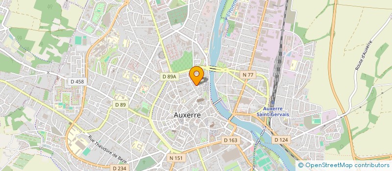 localisation de l'entreprise SCI DU COLIBRI à AUXERRE