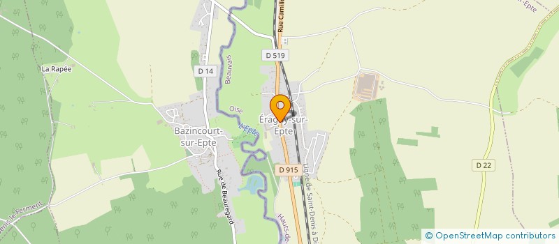 localisation de l'entreprise SCI DU COLIBRI  ERAGNY-SUR-EPTE