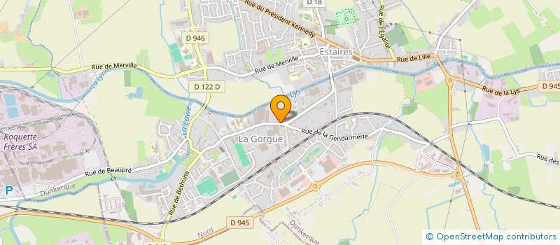 localisation de l'entreprise SCI DU COLLEGE à LA GORGUE