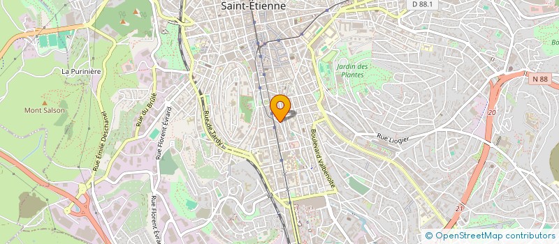 localisation de l'entreprise SCI DU COLLEGE  SAINT-ETIENNE