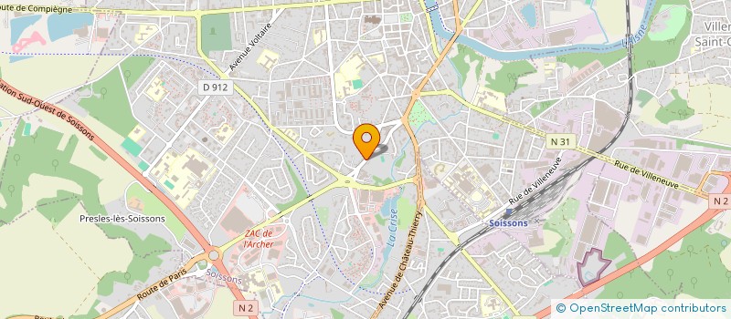 localisation de l'entreprise SCI DU COLLEGE à SOISSONS