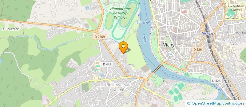 localisation de l'entreprise SCI  DU COLLET  BELLERIVE-SUR-ALLIER