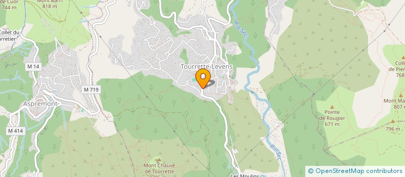 localisation de l'entreprise SCI DU COLLET DES PRINCES  TOURRETTE-LEVENS