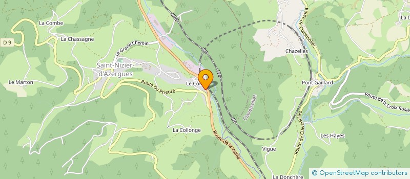 localisation de l'entreprise SCI DU COLLIER  SAINT-NIZIER-D AZERGUES