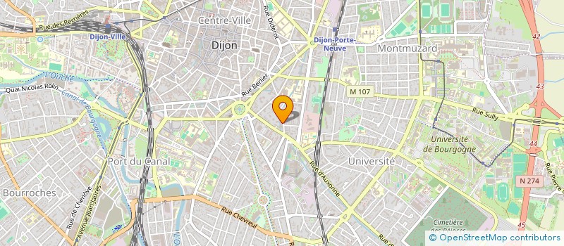 localisation de l'entreprise SCI DU COLOMBAGE à DIJON