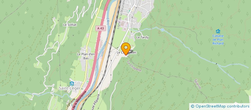 localisation de l'entreprise SCI DU COLOMBET à LA CHAPELLE