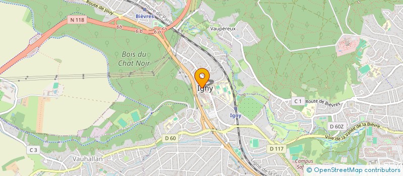 localisation de l'entreprise SCI DU COLOMBIER  VAUHALLAN