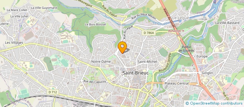 localisation de l'entreprise SCI DU COLOMBIER à SAINT-BRIEUC