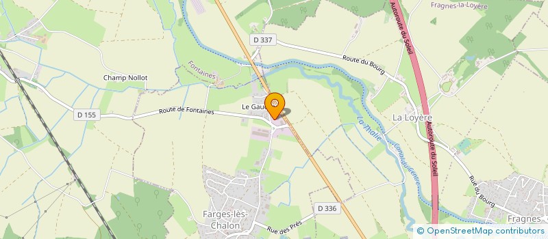 localisation de l'entreprise SCI DU COLOMBIER  FRAGNES-LA LOYERE