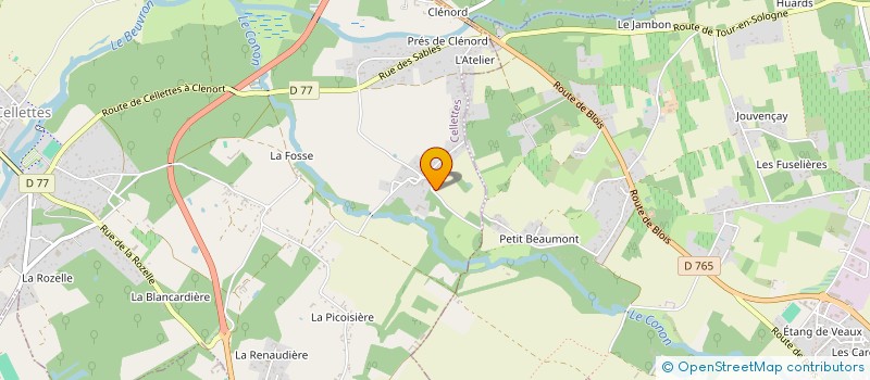 localisation de l'entreprise SCI DU COLOMBIER 41  LE CONTROIS-EN-SOLOGNE