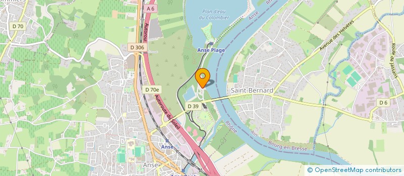 localisation de l'entreprise SCI DU COLOMBIER  ANSE