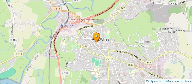 localisation de l'entreprise SCI DU COLOMBIER  LE VAL-SAINT-PERE