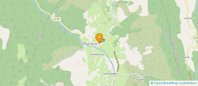 localisation de l'entreprise SCI DU COLOMBIER  BOUVIERES