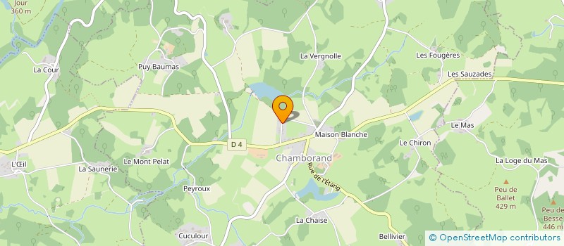 localisation de l'entreprise SCI DU COLOMBIER à CHAMBORAND