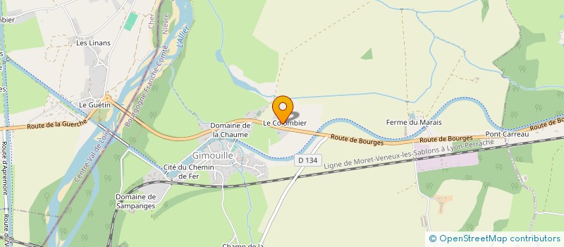 localisation de l'entreprise SCI DU COLOMBIER à GIMOUILLE