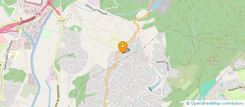 localisation de l'entreprise SCI DU COLOMBIER à FREJUS