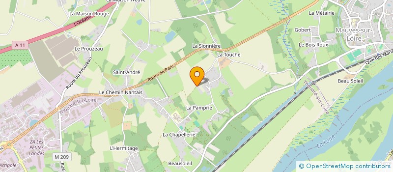 localisation de l'entreprise SCI DU COLOMBIER  THOUARE-SUR-LOIRE