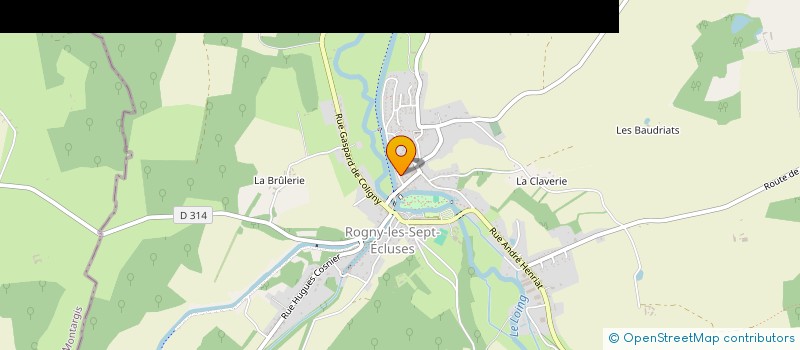 localisation de l'entreprise SCI DU COLOMBIER  ROGNY-LES-SEPT-ECLUSES