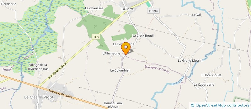 localisation de l'entreprise SCI DU COLOMBIER  REMILLY LES MARAIS