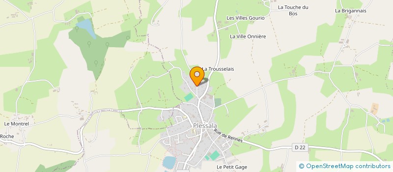 localisation de l'entreprise SCI DU COLOMBIER à LE MENE