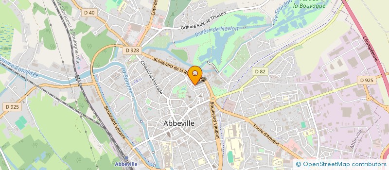 localisation de l'entreprise SCI DU COLOMBIER à ABBEVILLE
