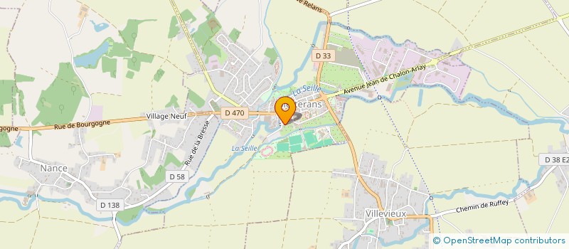 localisation de l'entreprise SCI DU COLOMBIER  BLETTERANS