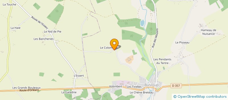 localisation de l'entreprise SCI DU COLOMBIER  BUSLOUP