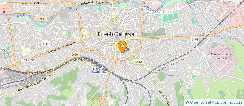 localisation de l'entreprise SCI DU COLONEL DELMAS à BRIVE-LA-GAILLARDE