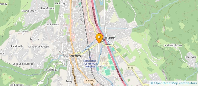 localisation de l'entreprise SCI DU COLONNEY à SALLANCHES