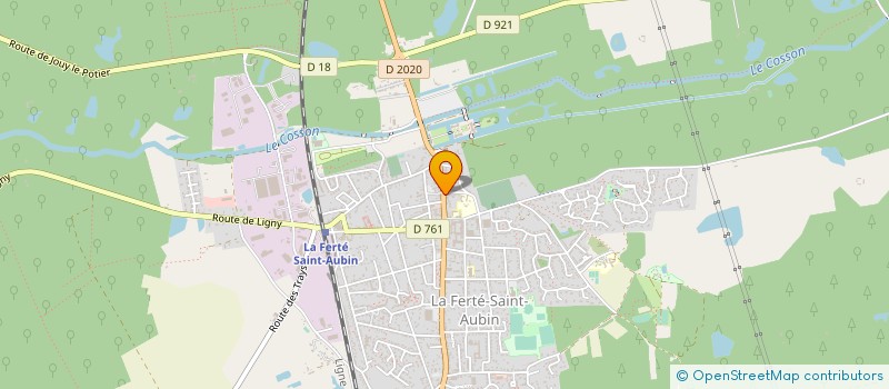 localisation de l'entreprise SCI DU COLVERT à LA FERTE-SAINT-AUBIN
