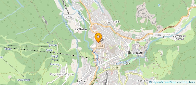 localisation de l'entreprise SCI DU COMBEYNOT à BRIANCON