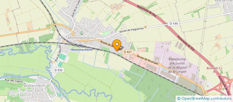 localisation de l'entreprise SCI DU COMMANDANT REIBEL  MOMMENHEIM