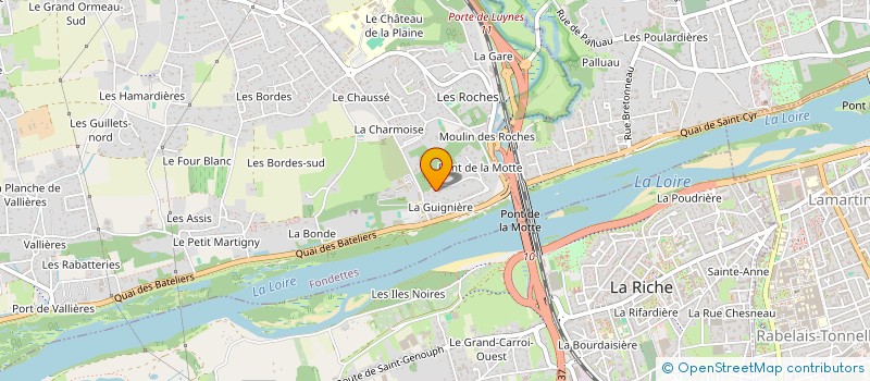 localisation de l'entreprise SCI DU COMMANDEUR à FONDETTES