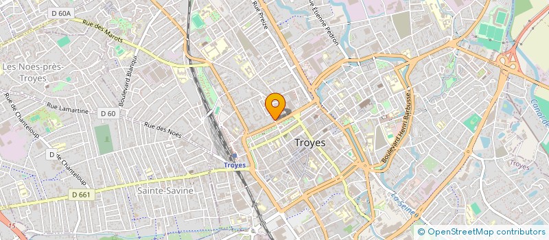localisation de l'entreprise SCI DU COMMANDEUR à TROYES