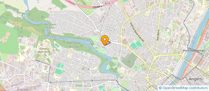 localisation de l'entreprise SCI DU COMMERCE à AVRILLE