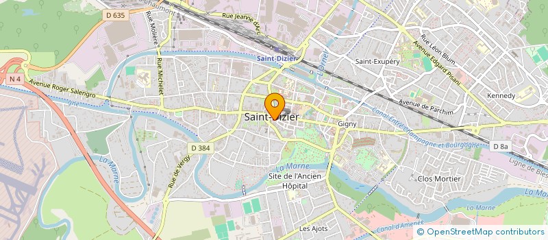 localisation de l'entreprise SCI DU COMMERCE à SAINT-DIZIER