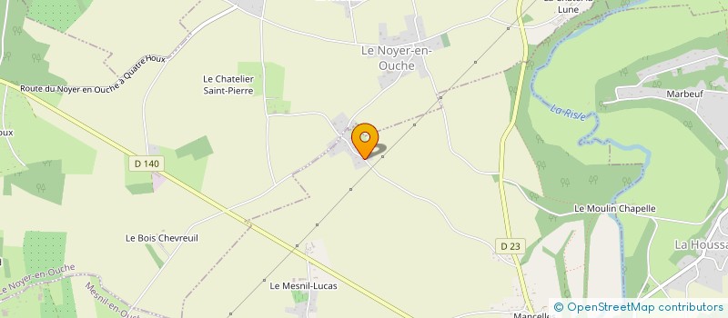 localisation de l'entreprise SCI DU COMMERCE  LE NOYER-EN-OUCHE