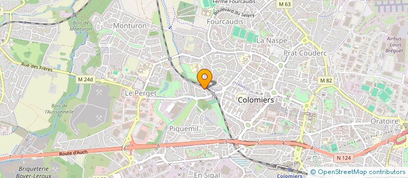 localisation de l'entreprise SCI DU COMMINGES à COLOMIERS